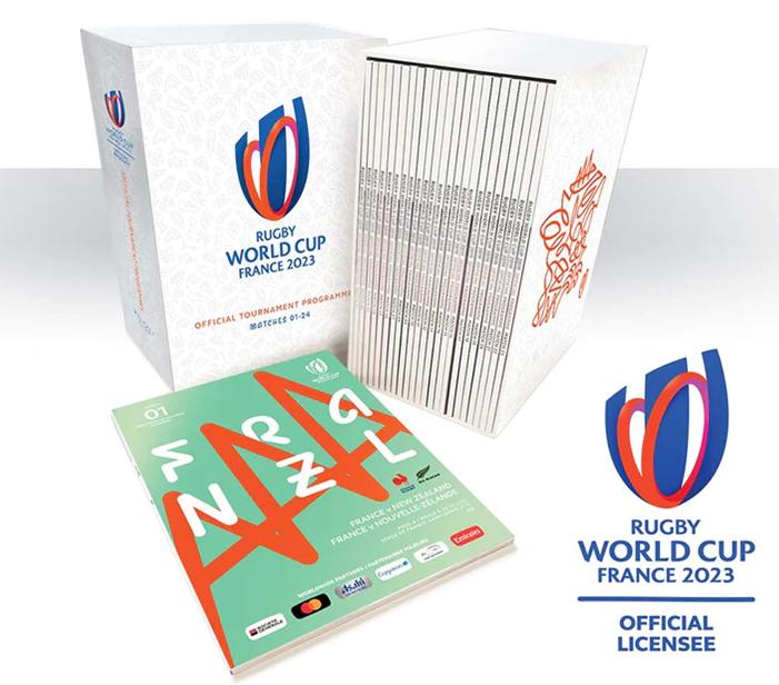 box set - 2023 Rugby World Cup programmes